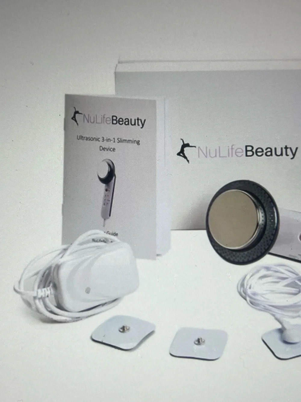 NuLifeBeauty Ultrasonic 3-in-1 Slimming Device - White